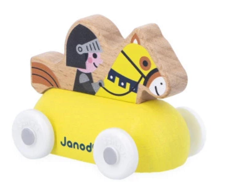 Janod assorted wooden cars