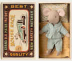 Maileg Little Brother Mouse in Matchbox – Classic Collectible Doll Mouse Set