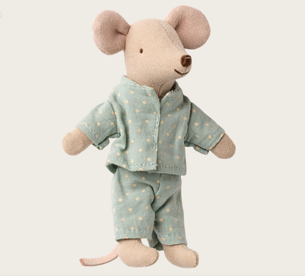 Maileg Little Brother Mouse in Matchbox – Classic Collectible Doll Mouse Set