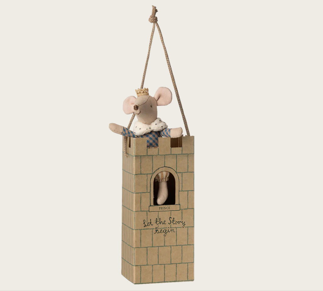 Maileg Prince Mouse Big Brother is a Royal Mouse in his Finest Clothes