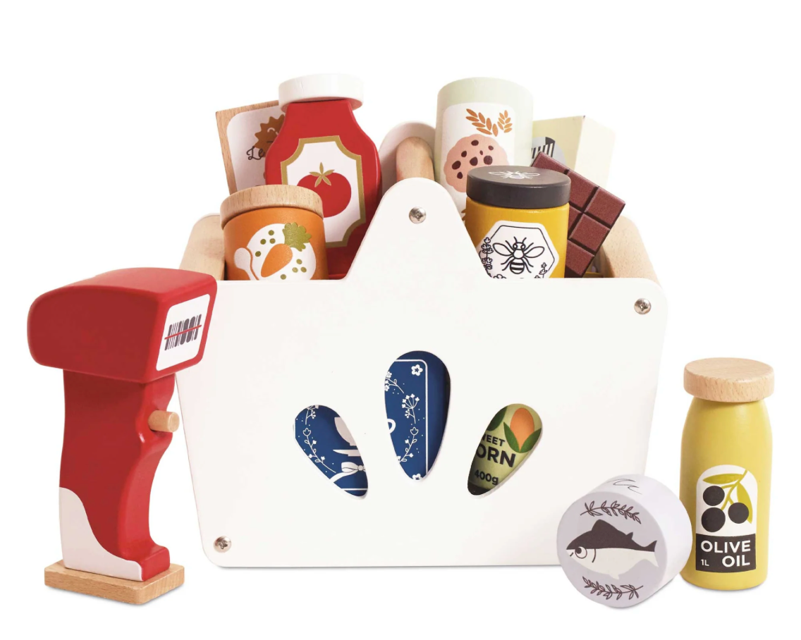 Le Toy Van Grocery Basket and Scanner