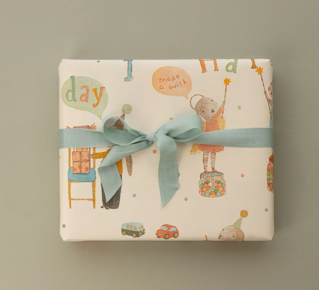 Maileg Gift Wrap Happy Day 10m