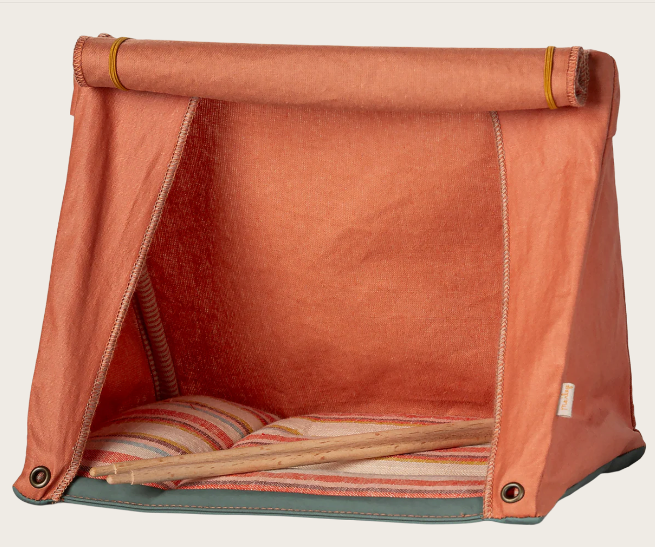 Maileg happy camper tent orange