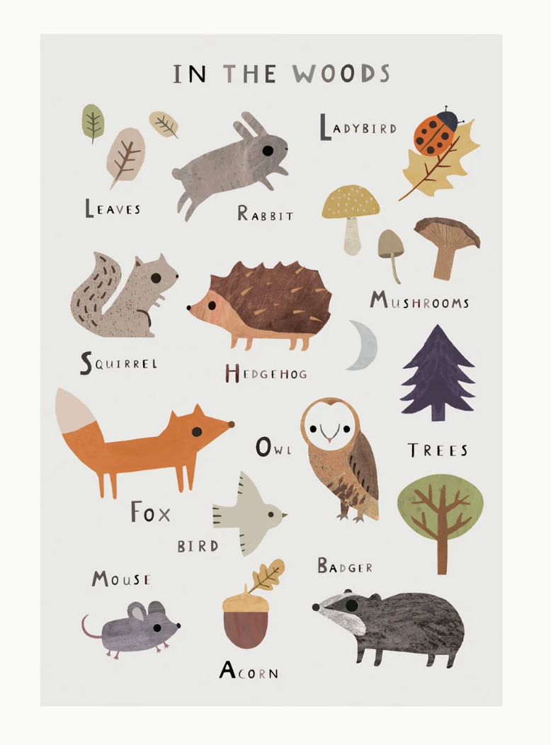 James Ellis Print- In the woods