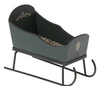 Maileg Sleigh in Green for Mouse