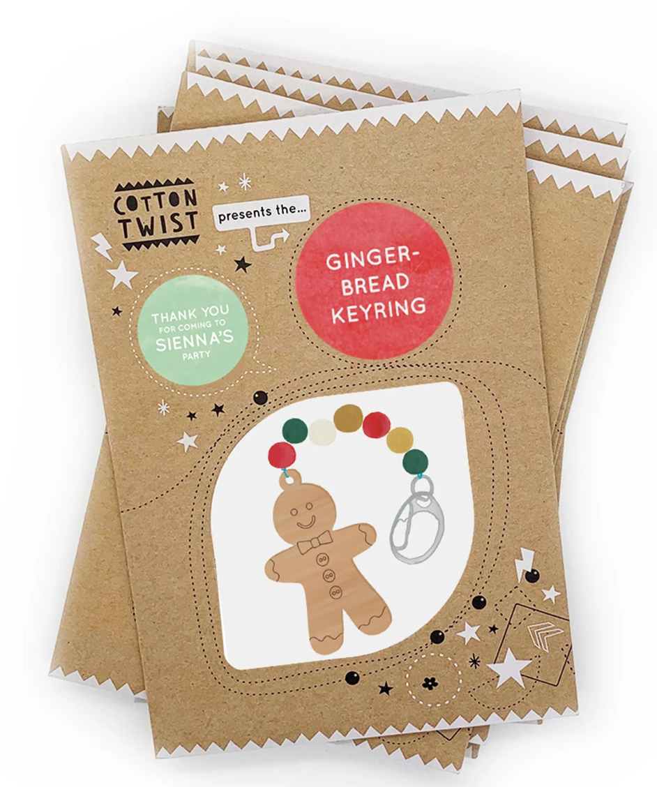 Cotton Twist Gingerbread Keyring