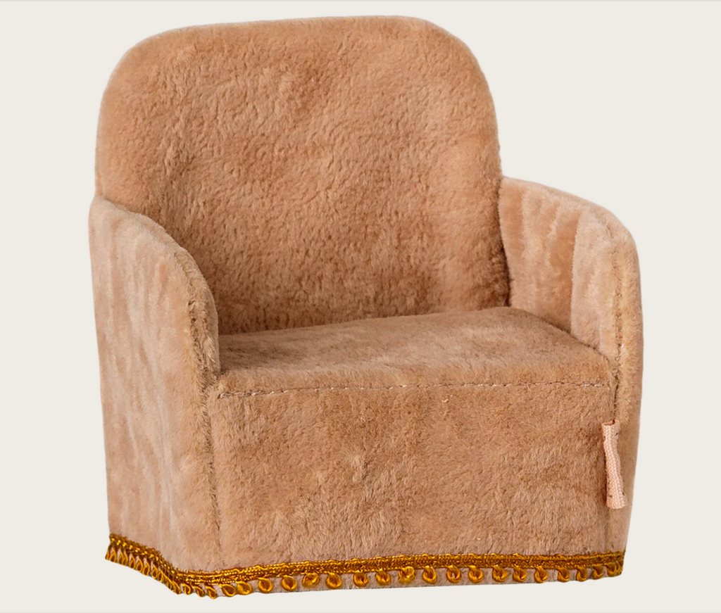 Maileg Arm Chair For Mouse Folding Powder