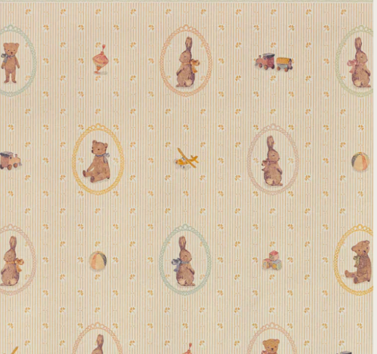 Maileg Gift Wrap Bunnies and Teddies 10m