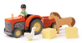 Tender Leaf Wooden Farmyard Tractor