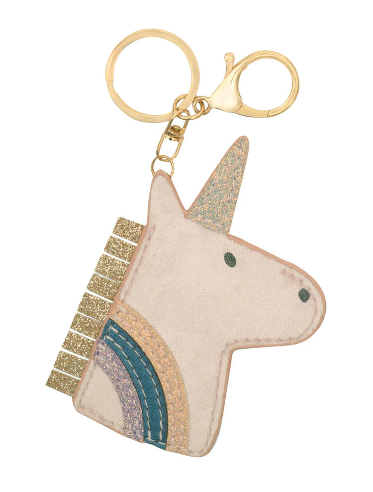 Mimi and lula unicorn sparkle keyring