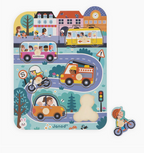 Janod In the Town Peg Puzzle