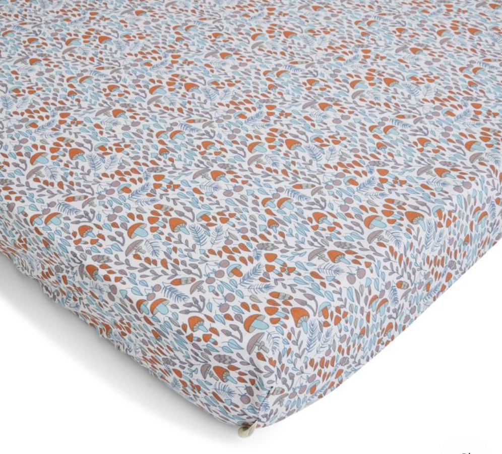 Avery Row, combed fitted sheet- woodland walk