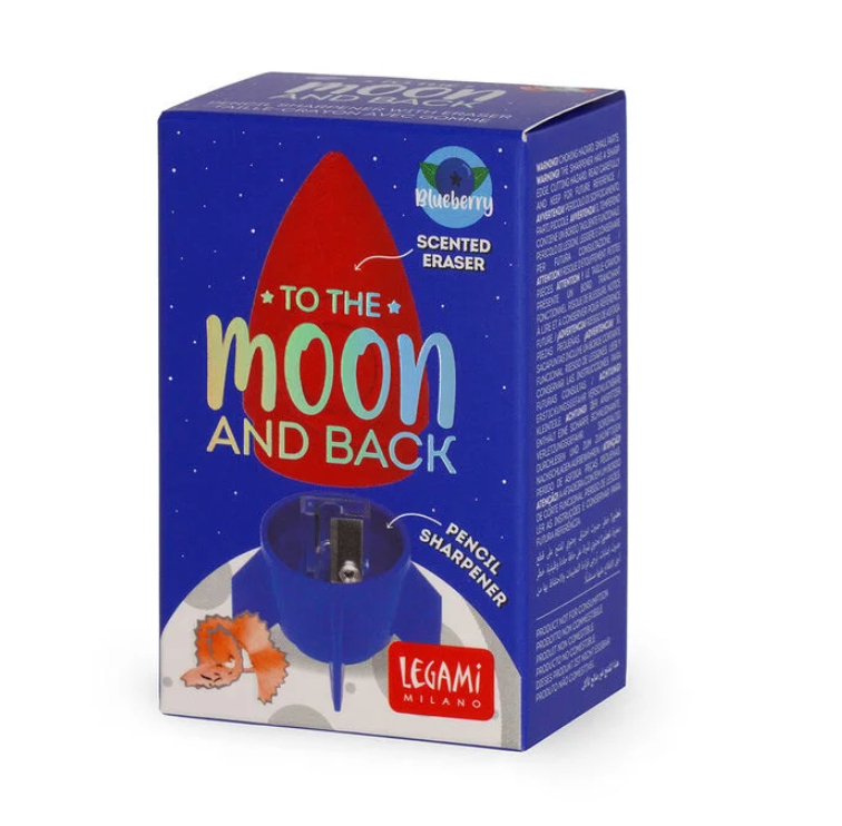 Legume To the moon and back rubber sharpener