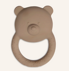 Jollein Rubber Teething Ring Teddy Bear Biscuit