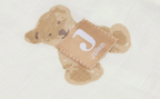 Jollein Muslin Cloth Set of 2, 115x115cm- Teddy Bear