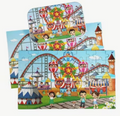 Fairground puzzle in a tin