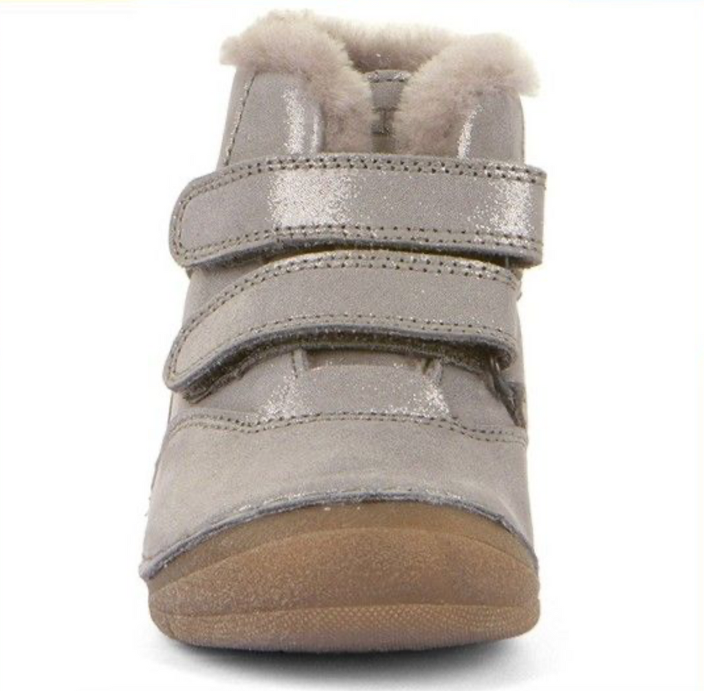 Froddo Paix Winter Ankle Boot silver glitter with fur