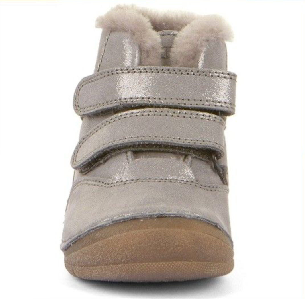 Froddo Paix Winter Ankle Boot silver glitter with fur