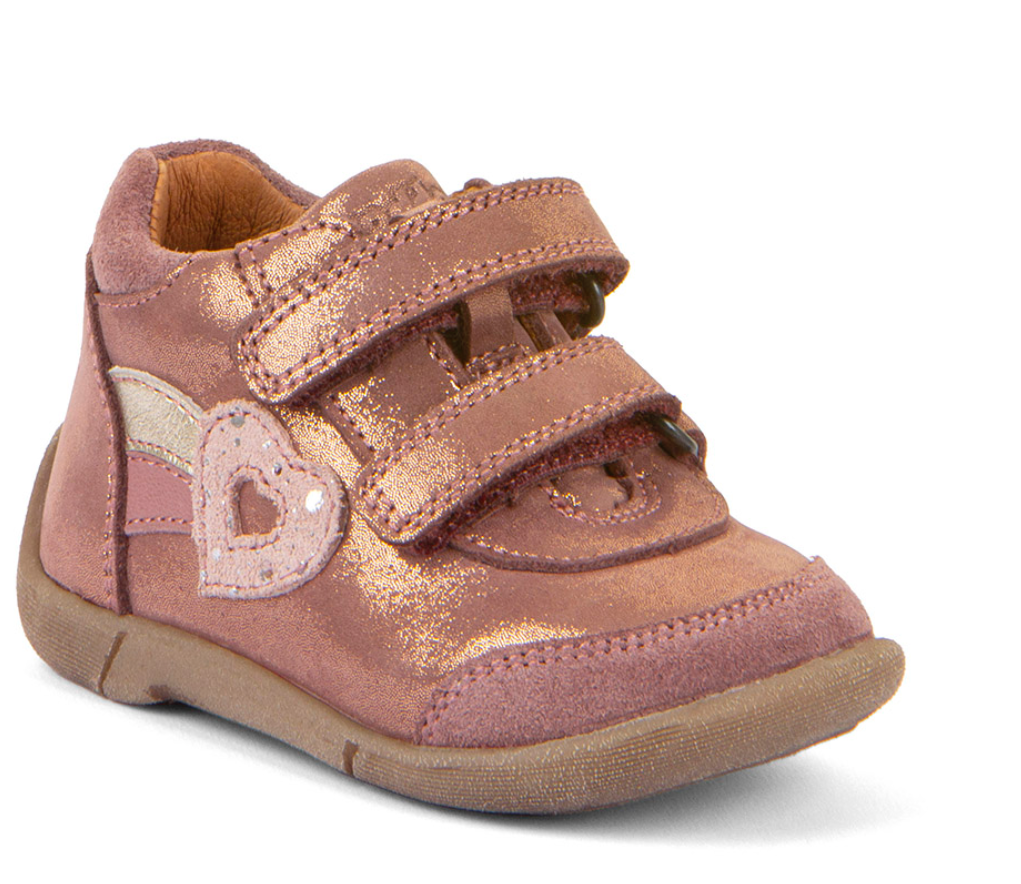 Froddo Bambi boot in glitter pink with heart