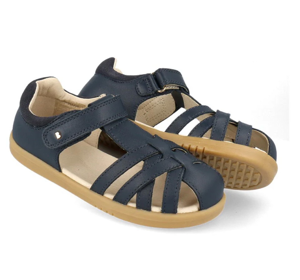 Bobux cross jump sandal in navy