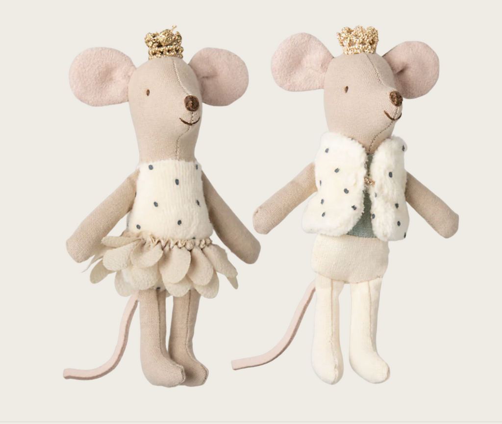 Maileg Royal Twin Mice little sister and brother