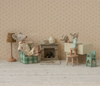 Maileg Baby Twin Mice in Matchbox