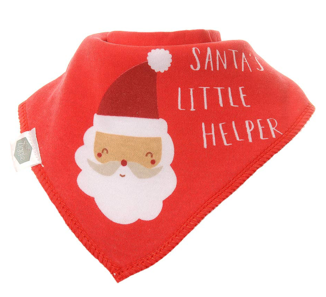 Ziggle Dribble Bib Santa's Little Helper