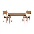 Maileg Table and Chair Set in dark powder mouse size
