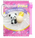 Legami-Iwako Zip Bag- Sitting Panda/Chick