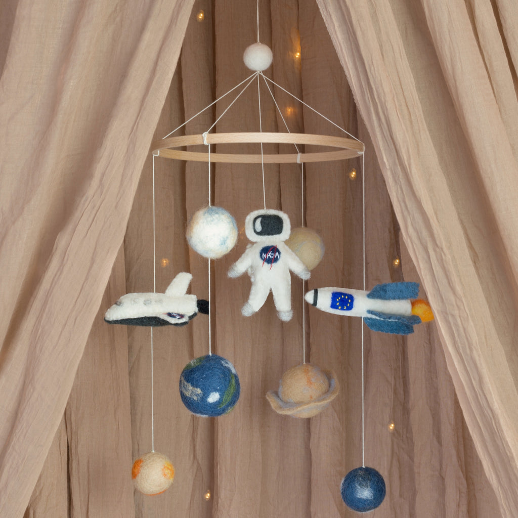 Baby Bello Space Felt Mobile