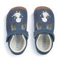 Start- rite Squish denim Blue Leather Nubuck Duck