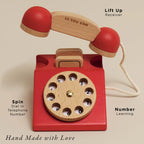 Le Toy Van Vintage Wooden Play Phone