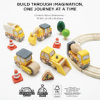 Le Toy Van Wooden Construction Toy Cars, Trucks & Diggers