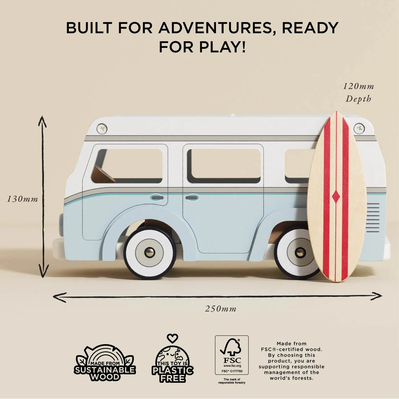 Le Toy Van Wooden Campervan