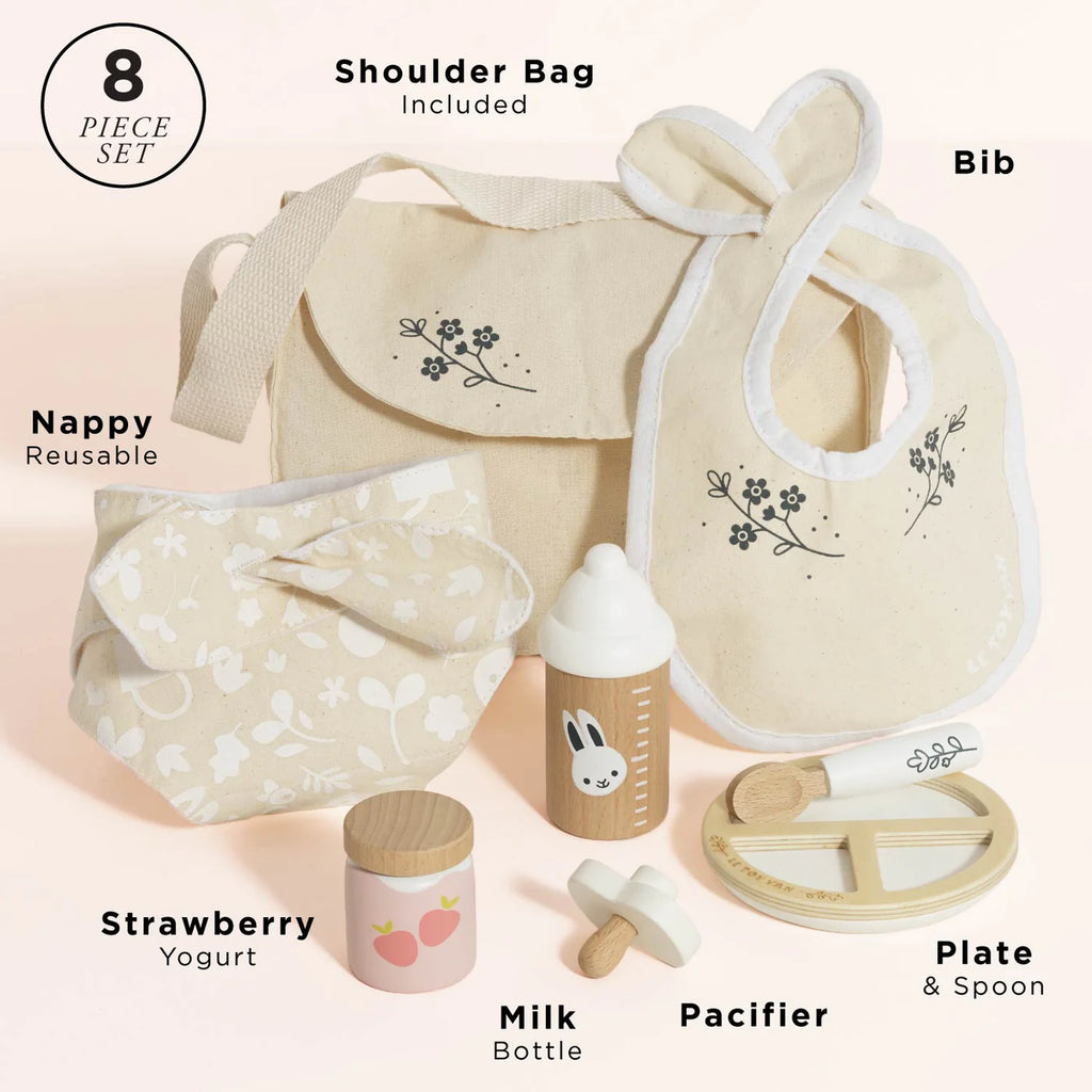 Le Toy Van Dolls Changing Bag and Accessories