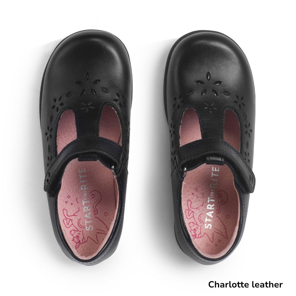Start-Rite Charlotte Black Leather