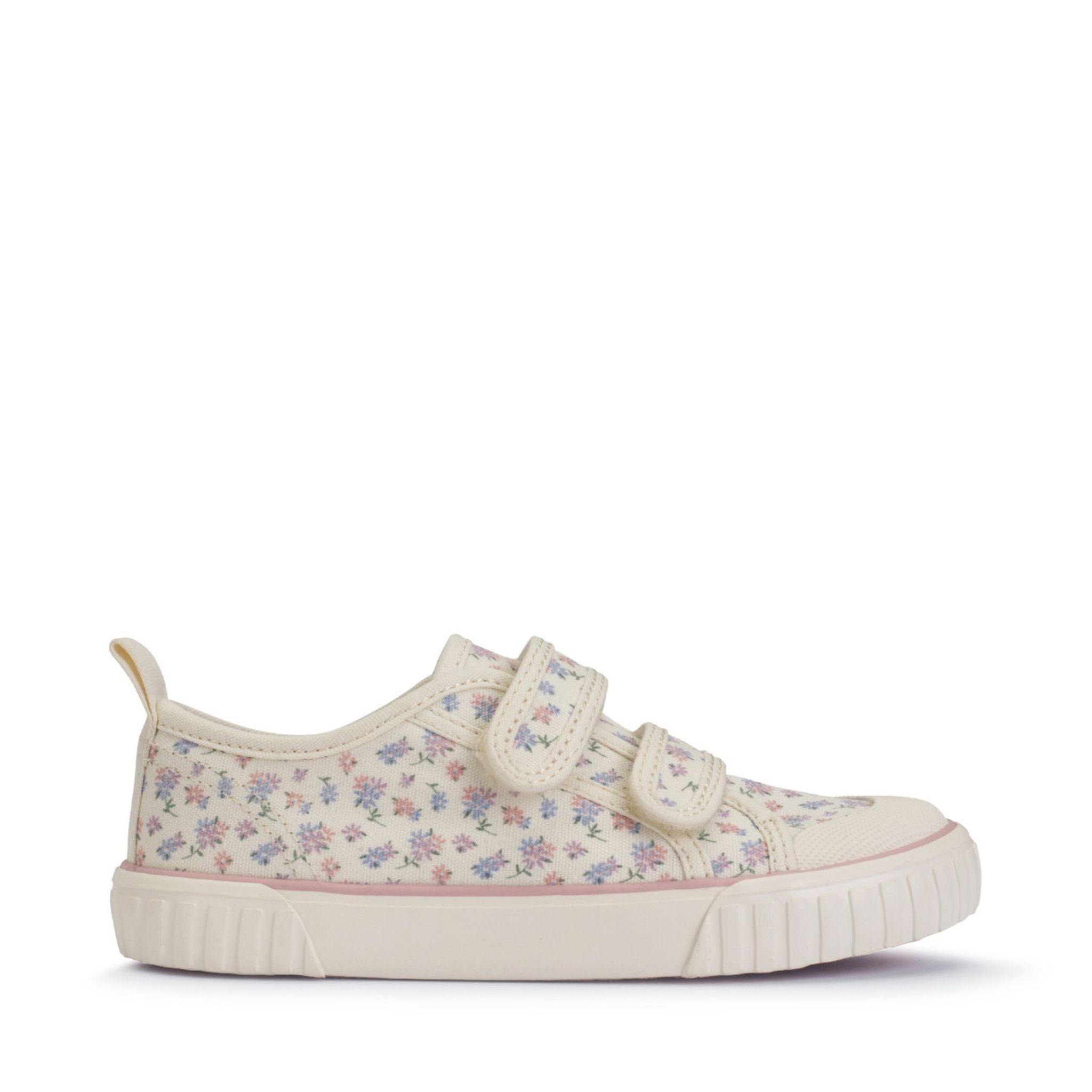 Start-Rite Tide Cream Posy Floral Canvas