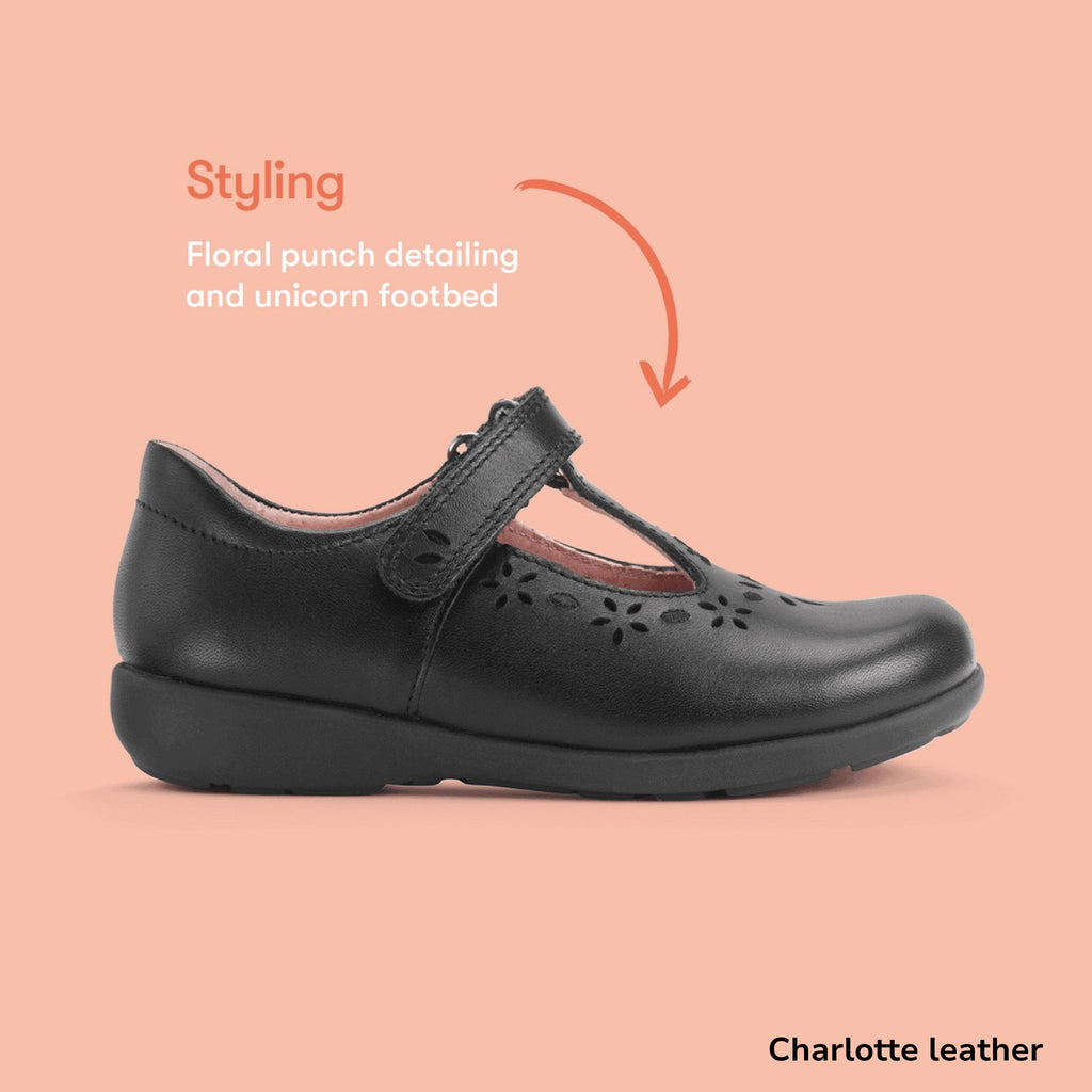 Start-Rite Charlotte Black Leather