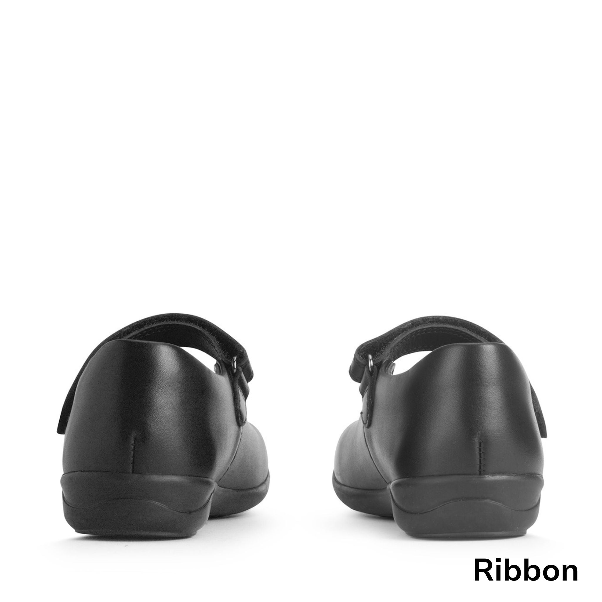 Start-Rite, Ribbon Black Leather School Shoe