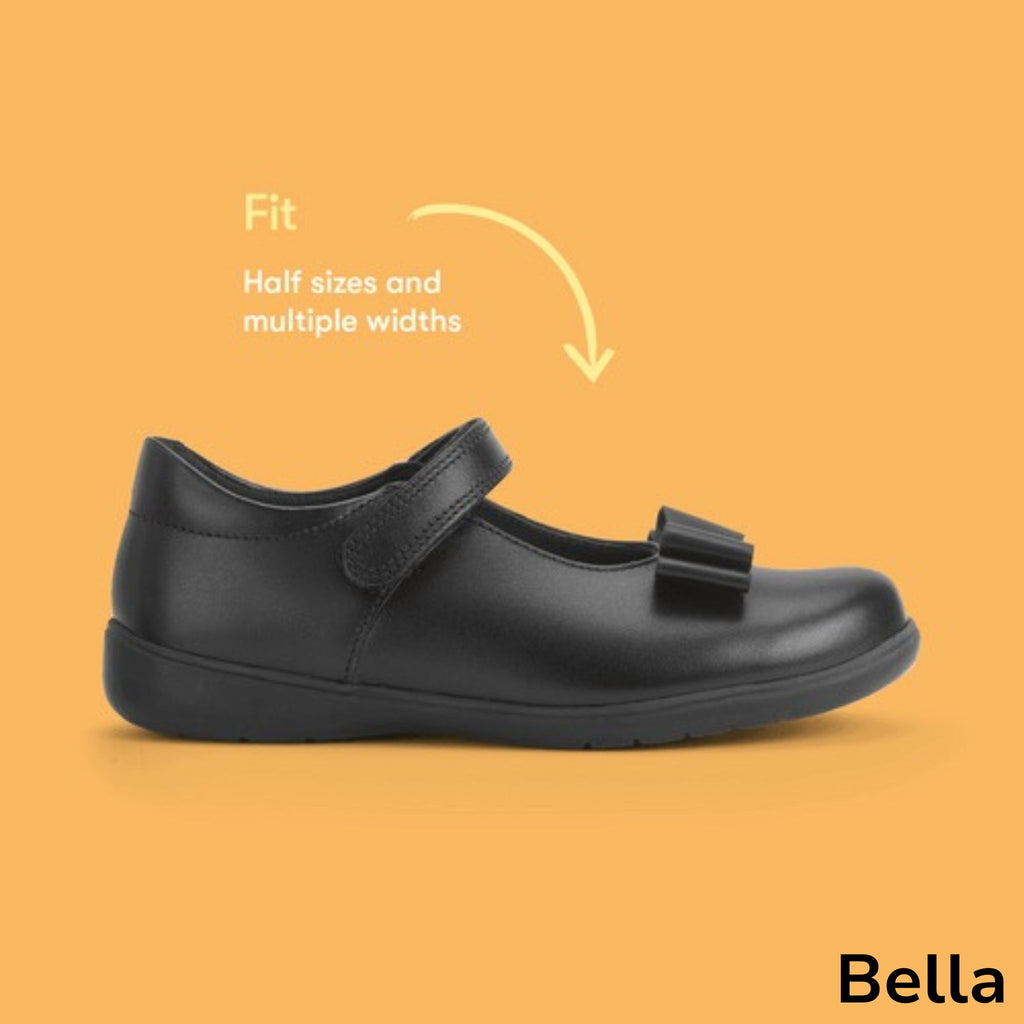 Startrite Bella Black Leather