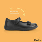 Startrite Bella Black Leather