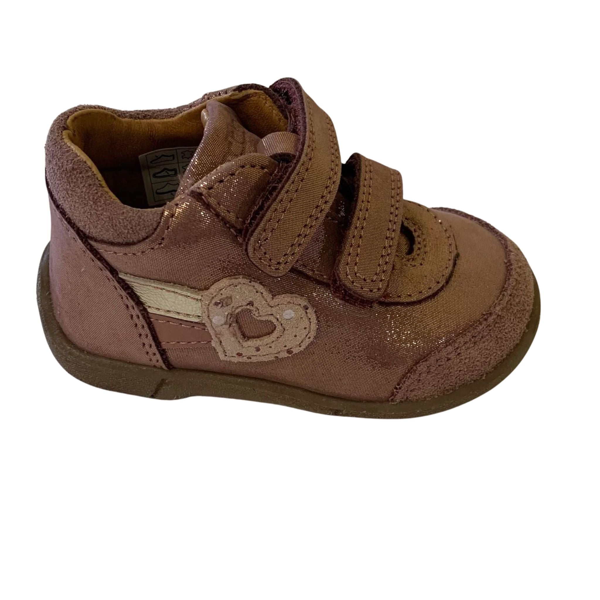 Froddo Bambi boot in glitter pink with heart