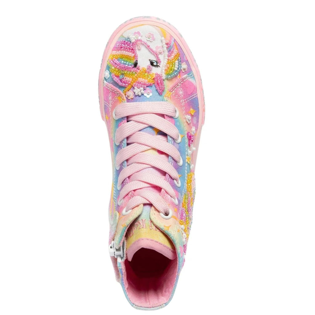 Lelli Kelly-Unicorn Rainbow Rosa Fantasia Unicorn Baseball Boots