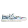 Start-Rite Lemonade Denim Blue Gingham Canvas