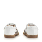 Startrite Closed Toe Flora Sandals White Silver