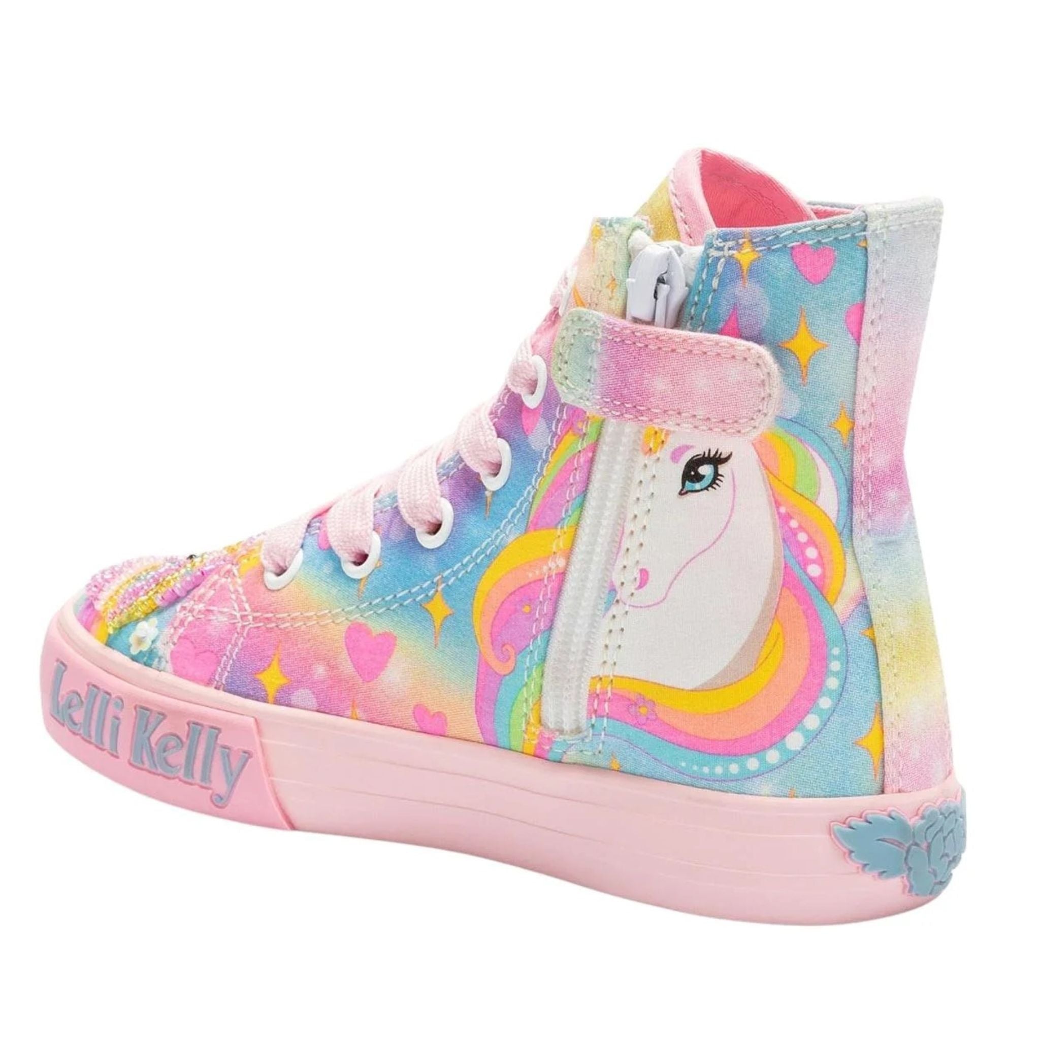 Lelli Kelly-Unicorn Rainbow Rosa Fantasia Unicorn Baseball Boots