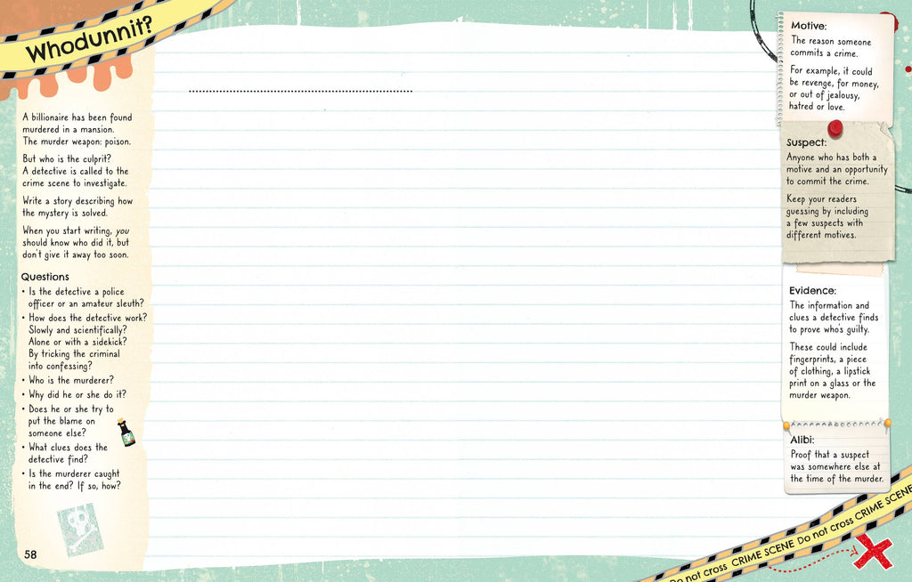 Usborne Write Your Own Story Book – Early Reader Book for Ages 7-10