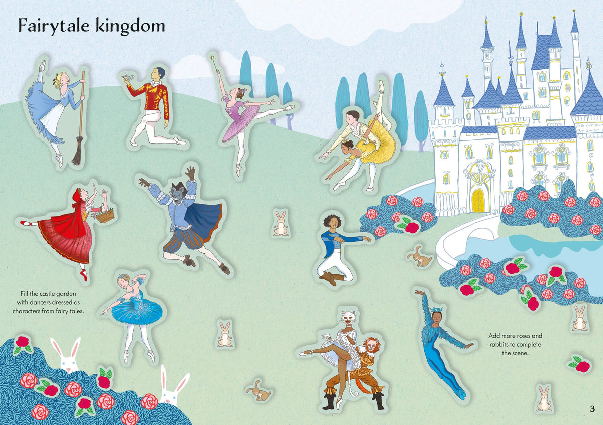 Usborne Little First Stickers Ballet – for Ages 3-6
