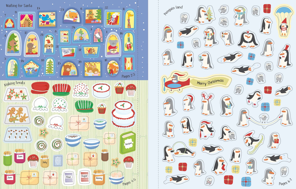 Usborne Christmas Sticker Book – for Ages 5-8