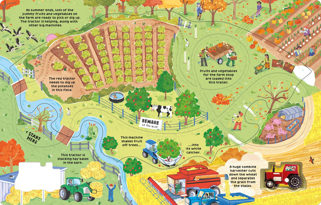 Usborne Wind-Up Tractor Book
